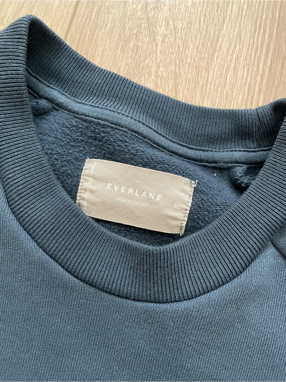 Everlane the track crewneck sweatshirt mid heavyweight slim XL French terry - Picture 2 of 6